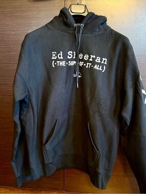 Ed Sheeran The Sum of It All Black Hoodie + Bonus Tote!